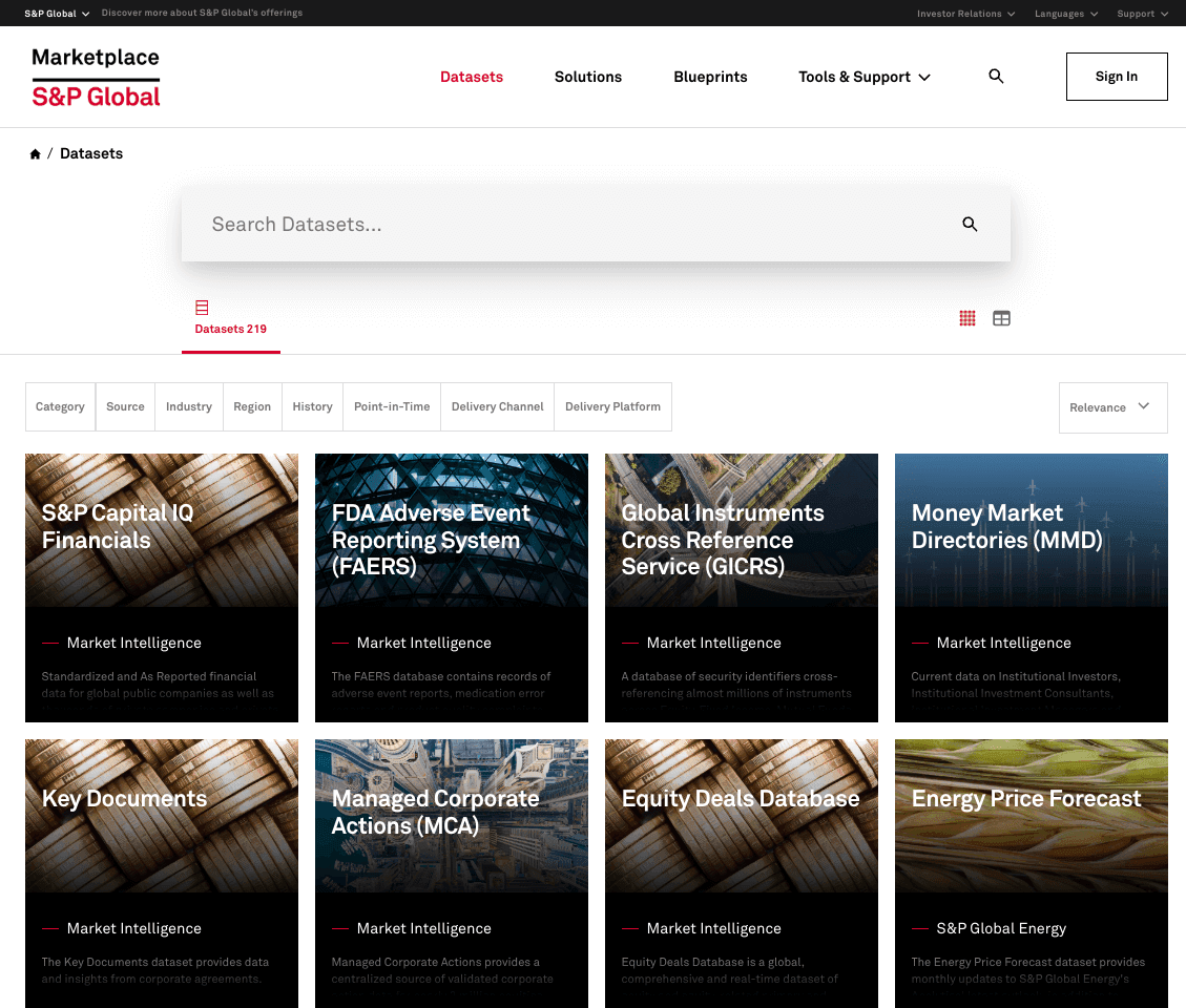 S&P Capital IQ is the second best stock market API