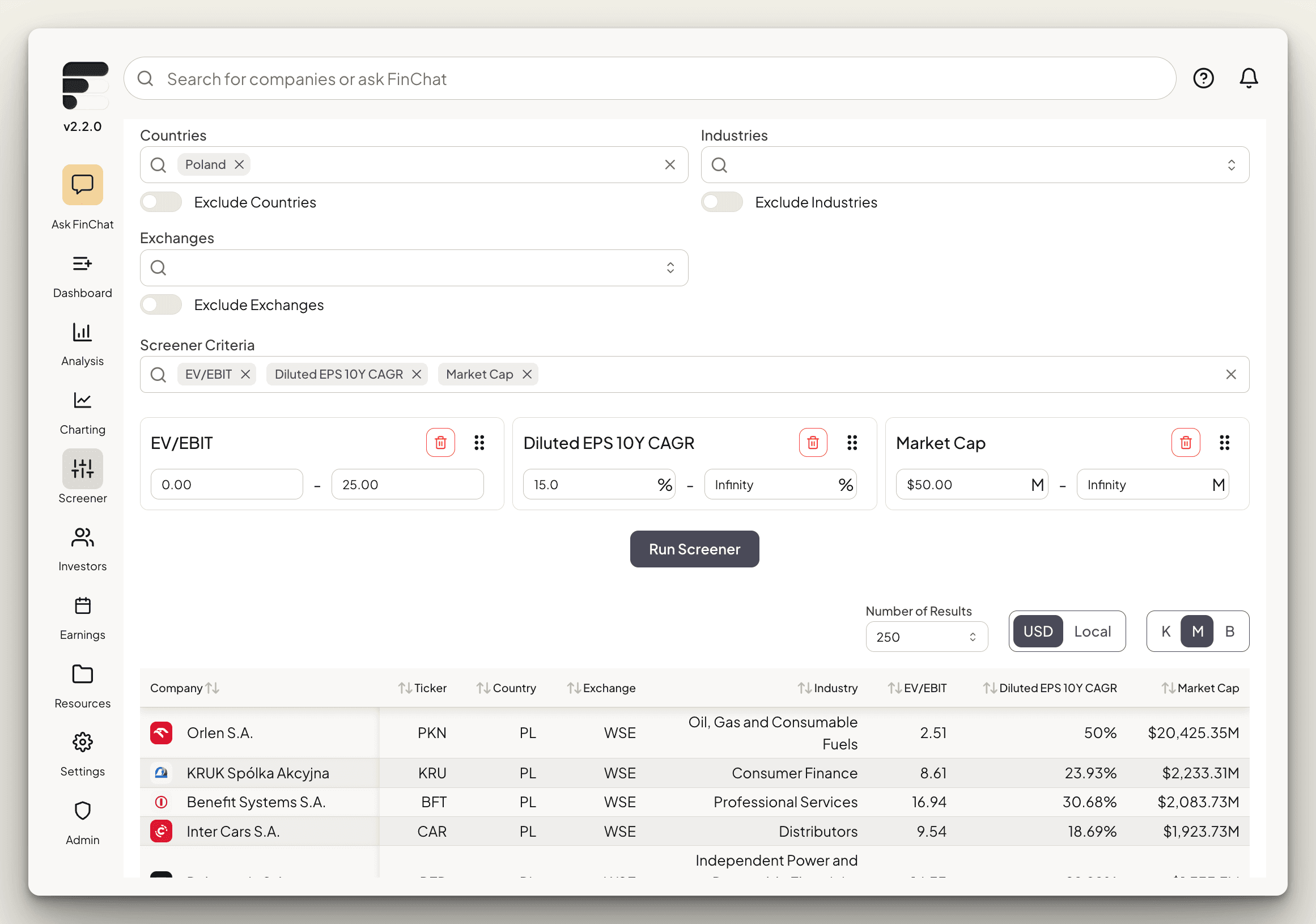 Screening for High Quality Polish Stocks